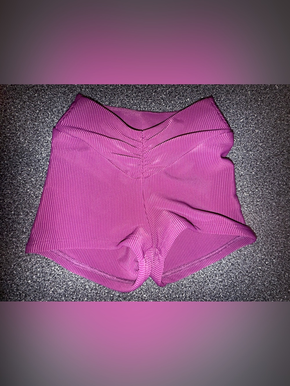 Tiger Friday Ribbed Dance Shorts Deep Purple Size Child Small